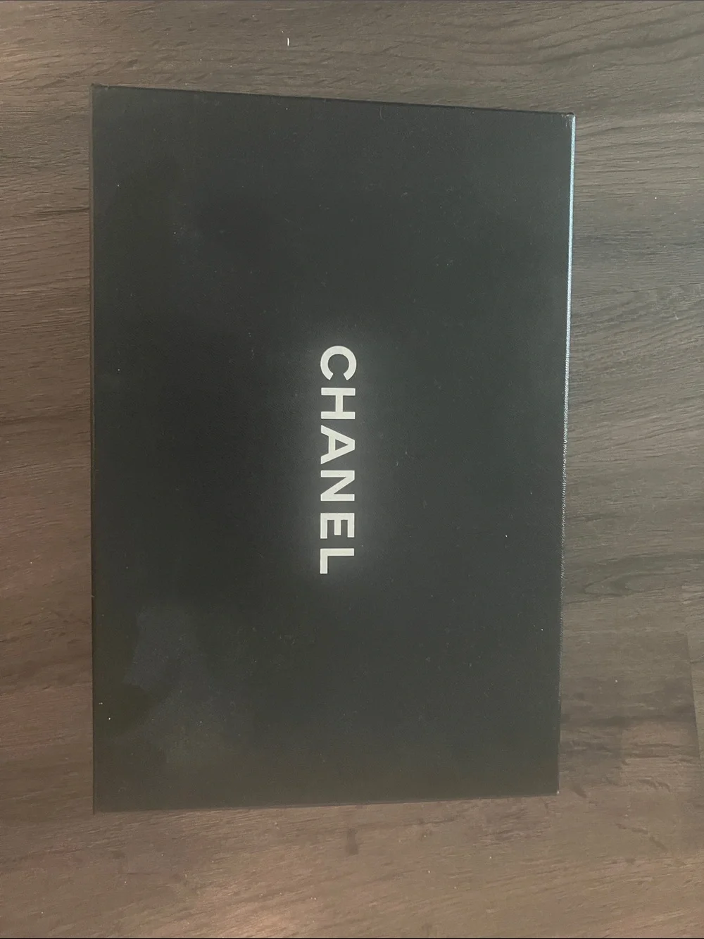 CHANEL Silver T-Strap Embellished Sandals